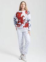 Костюм женский с принтом дракон Cross sport Ккжф-138