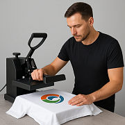 Нанесение логотипов  на одежду