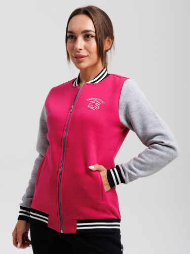 Толстовка-бомбер женская Тбжуф-046